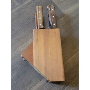Victorinox RH Forschner Knife Set Wood Block Chef Bread Slicer‎ Kitchen Knives